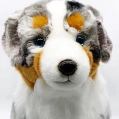PLUSH Large Blue Merle Australian Shepherd