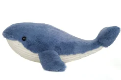 Plush Large Blue Whale 44 cm Plush Toy by Teddy Hermann -