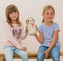 Plush Light Brown Barn Owl 16 cm or 20cm - plush toy by Teddy Hermann Nature Collection