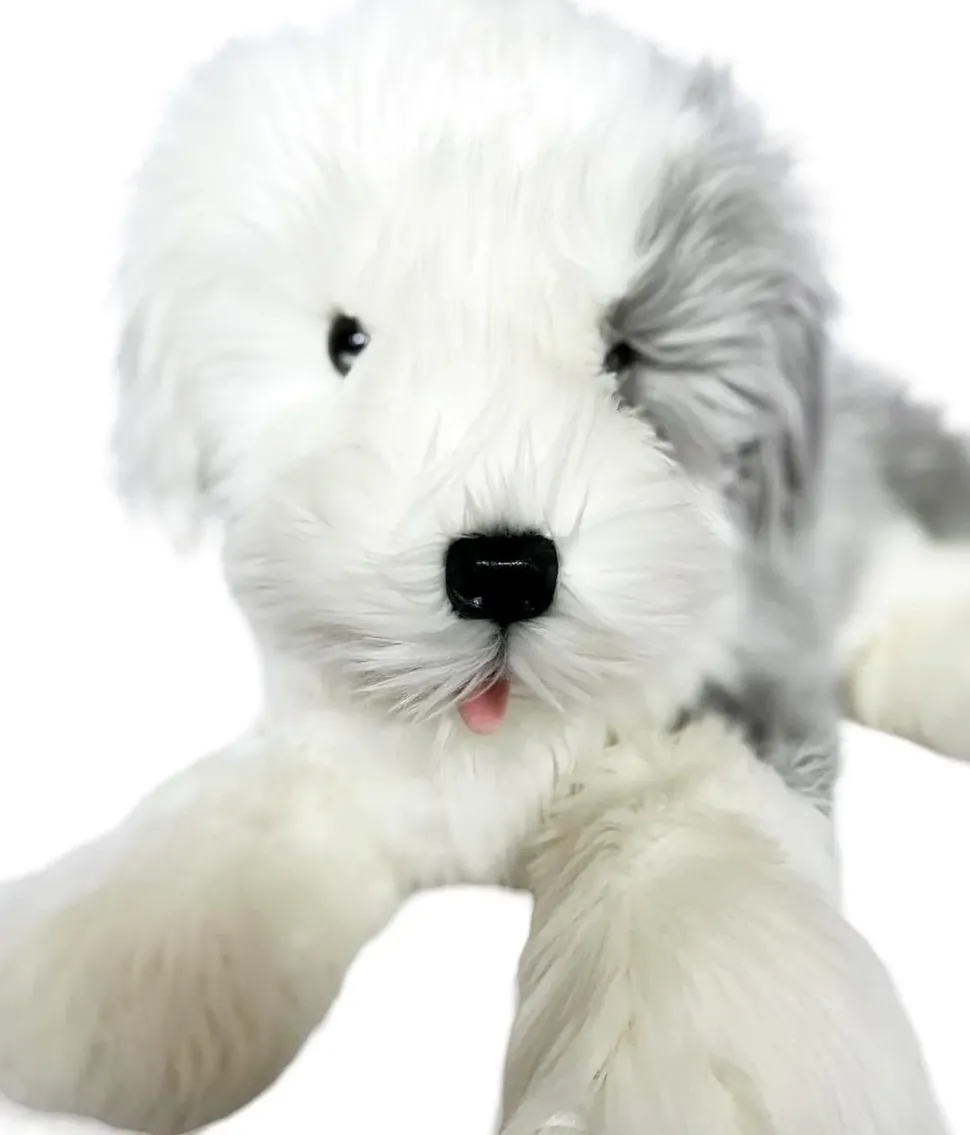 Plush Old English Sheepdog Large Size Realistic Beautiful Quality!