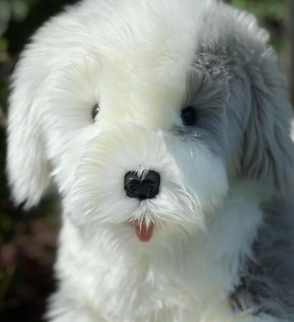 Plush Old English Sheepdog Large Size Realistic Beautiful Quality!