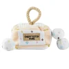Plush Parody Pet Chew Toy White Chewy Vuiton Interactive Trunk for Dogs Fun Dog Toy