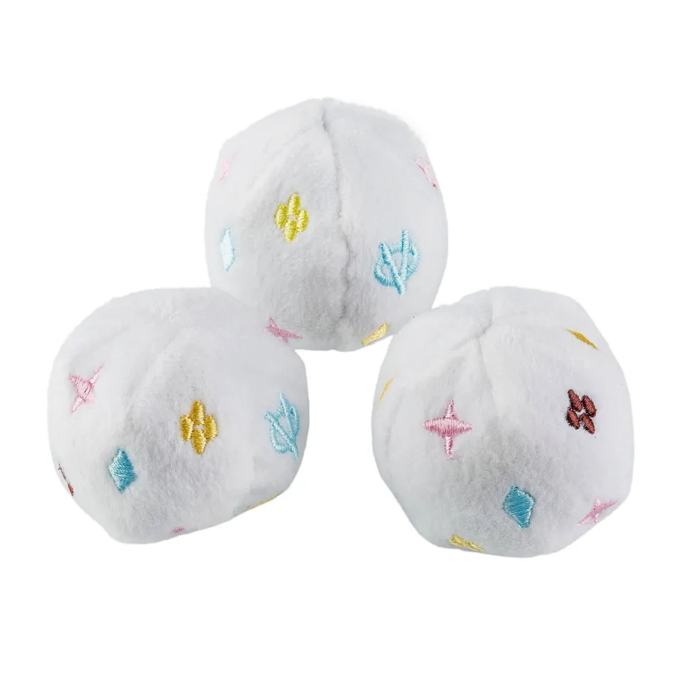 Plush Parody Pet Chew Toy White Chewy Vuiton Interactive Trunk for Dogs Fun Dog Toy