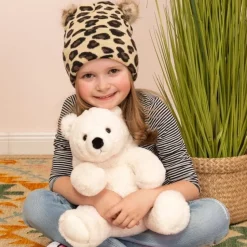 Plush Polar Bear Sitting 35 cm by Teddy Hermann