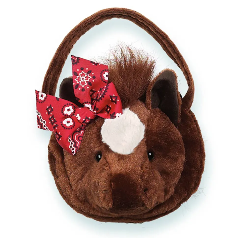 Plush Purses for Little Girls Pink Kitty Cat or Horse