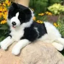 Plush Realistic Border Collie by Auswella