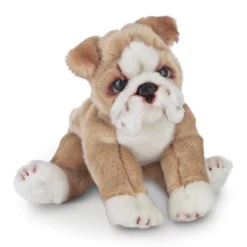 Plush Realistic Bulldog Puppy-Bearington Collection