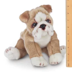 Plush Realistic Bulldog Puppy-Bearington Collection
