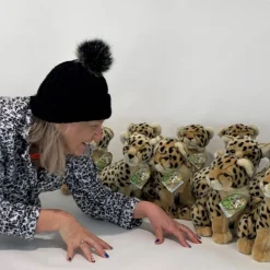 Plush Realistic Cheetah Cub Size 29cm/11.5″
