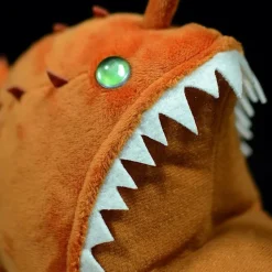 Plush Realistic Lantern Angler Fish Brown Stuffed Animal