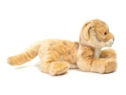 Plush Realistic Lioness Lying 32 cm - Eco-friendly plush toy by Teddy Hermann