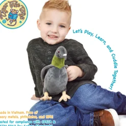 Plush Realistic Pigeon 9 Inch Stuffed Animal