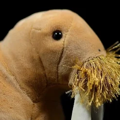 Plush Realistic Walrus with Mustache and Tusks!
