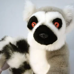 Plush Ring-Tailed Lemur 21 Inch Realistic Stuffed Animal