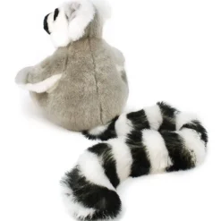 Plush Ring-Tailed Lemur 21 Inch Realistic Stuffed Animal