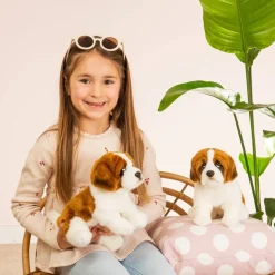 Plush Saint Bernard Sitting 25 cm by Teddy Hermann Eco Friendly