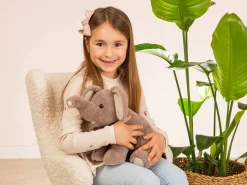 Plush Sitting Elephant 35 cm by Teddy Hermann