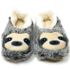 Plush Sloth Slipper Socks