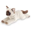 Plush Small Siamese Cat Floppy Lifelike and Loveable!