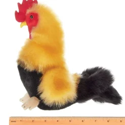 Plush Toy Rooster-Colorful Lifelike Cuddly Rooster