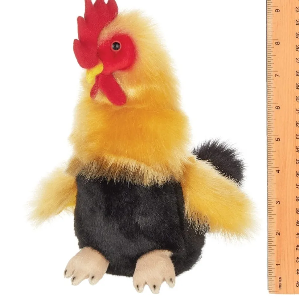 Plush Toy Rooster-Colorful Lifelike Cuddly Rooster