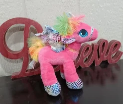 Plush Unicorns with Wings, Pink/Purple/Blue/White*