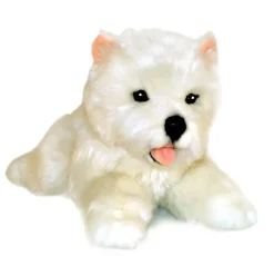 Plush West Highland White Terrier Puppy Size 28cm/11" Realistic
