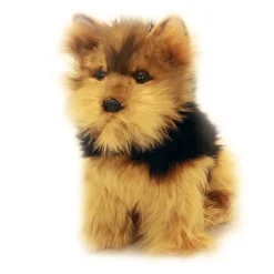 Plush Yorkshire Terrier Size Medium Size Lifelike