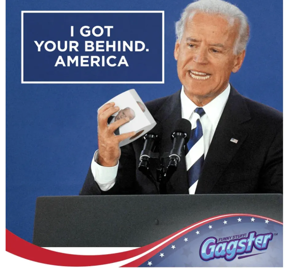 Political Candidates on Toilet Paper! Perfect Gag Gift! Be the Life of the Party!