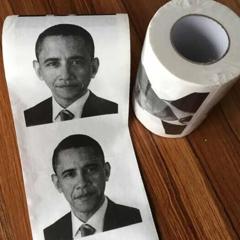Political Candidates on Toilet Paper! Perfect Gag Gift! Be the Life of the Party!
