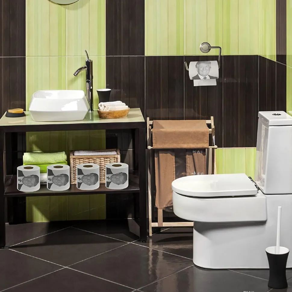 Political Candidates on Toilet Paper! Perfect Gag Gift! Be the Life of the Party!