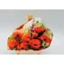 Poppy Decorated Slate with wooden stand