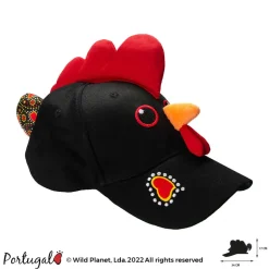 Portugal Love Galo de Barcelos Cap by Wild Planet FUN Chicken Cap!
