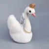 Princess Swan Plush with Crown for Girls