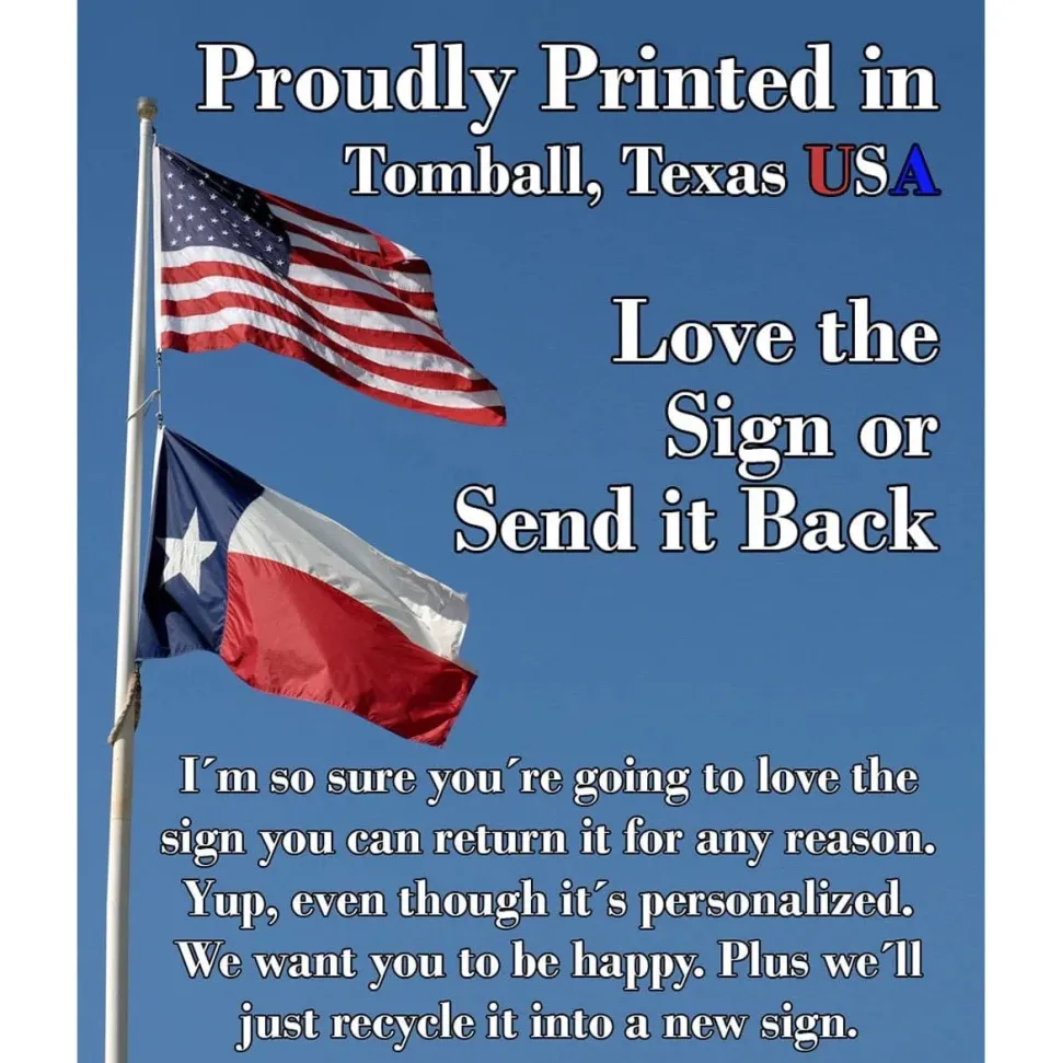 Property Protected By Mini Pig - Made in the USA Metal Sign