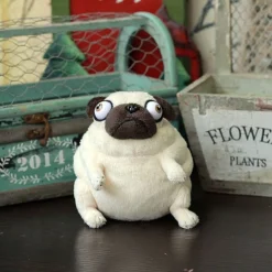 Pug Doggy Funny Bug-eyed Plush Pug Stuffed Animal Too Cute!