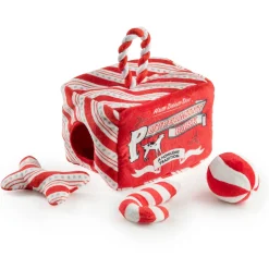 Puppermint Bark Activity House Christmas Dog Toys