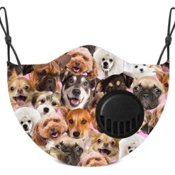 Puppy Dogs Comfortable All-Day Face Protection Mask For Adults and Kids