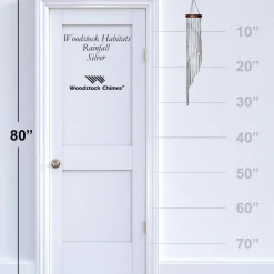 Rainfall Habitats Windchime- Silver Woodstock Chimes