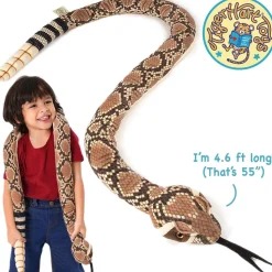 Rambo The Rattlesnake - 55 Inch Plush with Rattle in Tail!