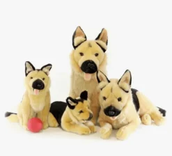 Realistic German Shepherd Plush Stuffed Dog