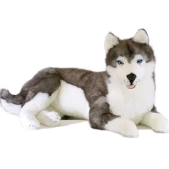 Realistic Plush Husky Large Size 64cm/25"