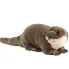 Realistic Plush Otters Large and Small