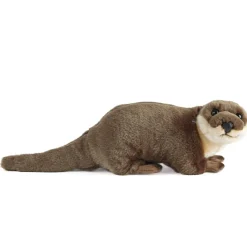 Realistic Plush Otters Large and Small