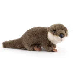 Realistic Plush Otters Large and Small