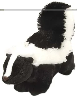 Realistic Plush Skunk Stuffed Animal - 12"