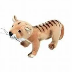 Realistic Plush Standing Tasmanian Tigers Large and Small Size