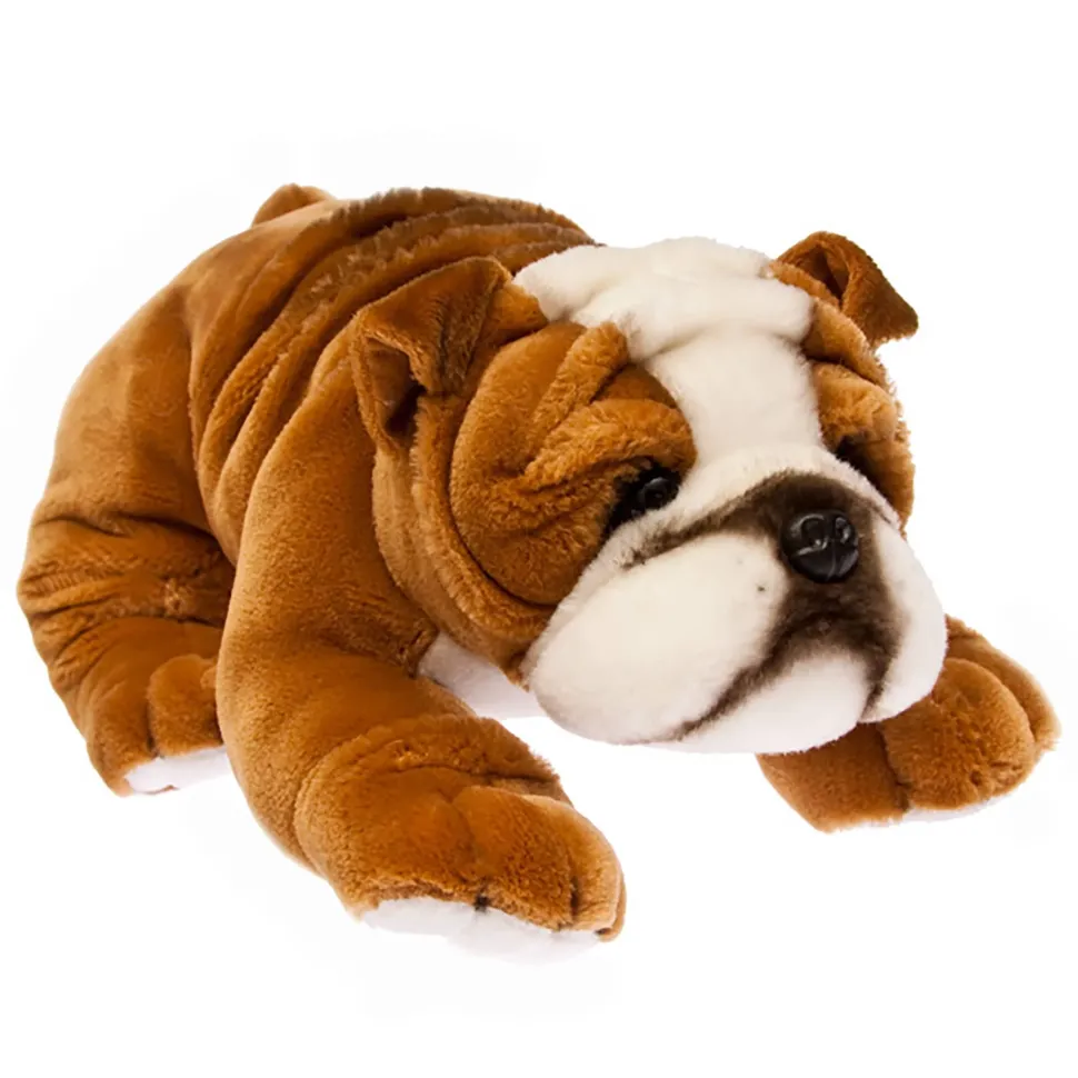 Realistic Red and White Bulldog Two Sizes of Ultra Cuteness!