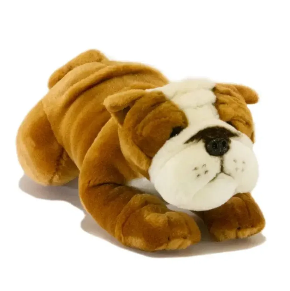 Realistic Red and White Bulldog Two Sizes of Ultra Cuteness!