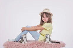 Realistic Squirrel Monkey 17 cm plush toy by Teddy Hermann Eco Friendly